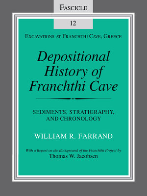 cover image of Depositional History of Franchthi Cave